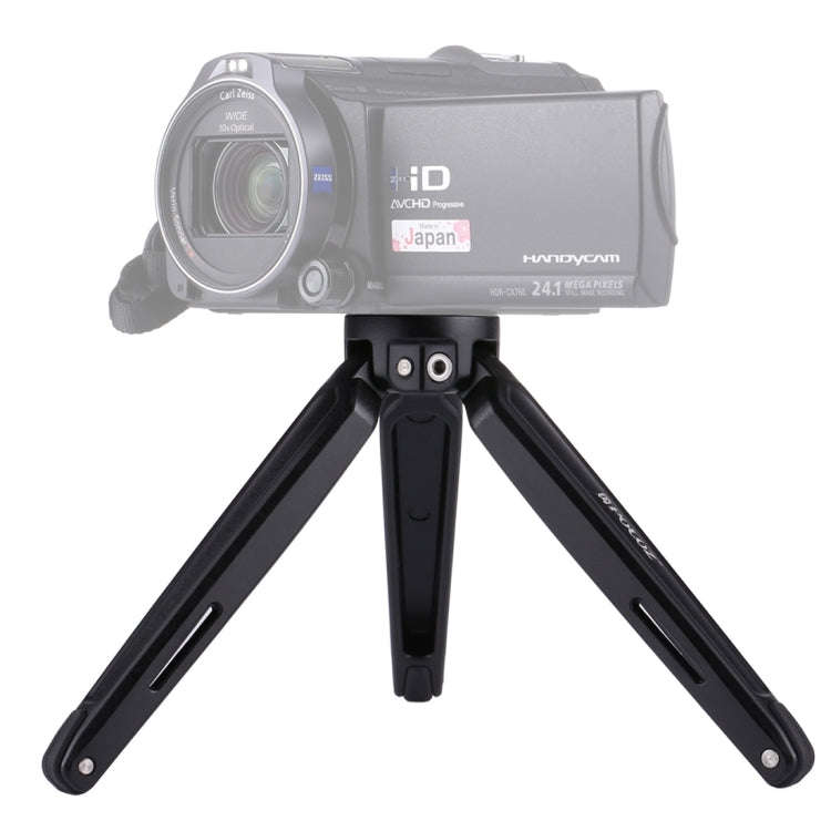 PULUZ Pocket Mini Metal Desktop Tripod Mount with 1/4 inch to 3/8 inch Thread Adapter Screw for D...
