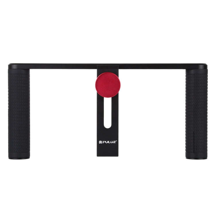 PULUZ Vlogging Live Broadcast Smartphone Video Rig Filmmaking Recording Handle Stabilizer Aluminu...