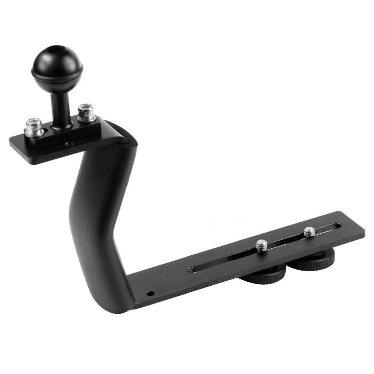 PULUZ Z Shape Aluminum Alloy Handle Bracket Extension Arm Holder for Diving Underwater Photograph...