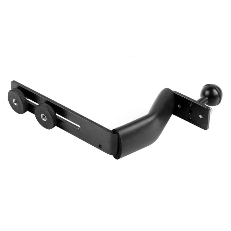 PULUZ Z Shape Aluminum Alloy Handle Bracket Extension Arm Holder for Diving Underwater Photograph...