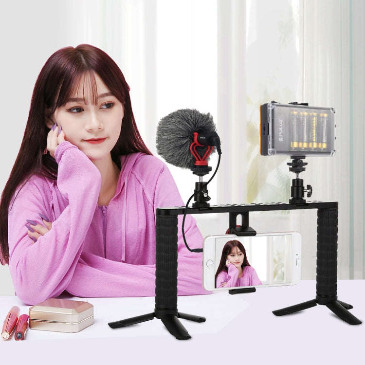 PULUZ Professional Interview Condenser Video Shotgun Microphone with 3.5mm Audio Cable for DSLR &...
