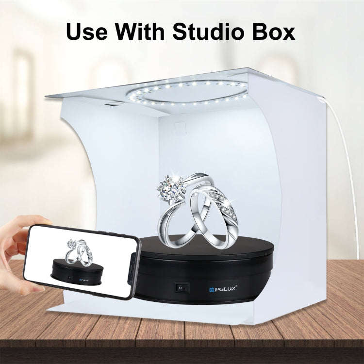 PULUZ 15cm USB Electric Rotating Turntable Display Stand Video Shooting Props Turntable for Photo...