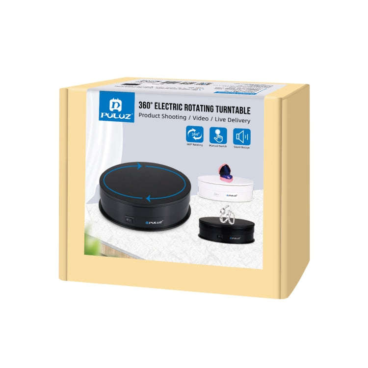 PULUZ 15cm USB Electric Rotating Turntable Display Stand Video Shooting Props Turntable for Photo...