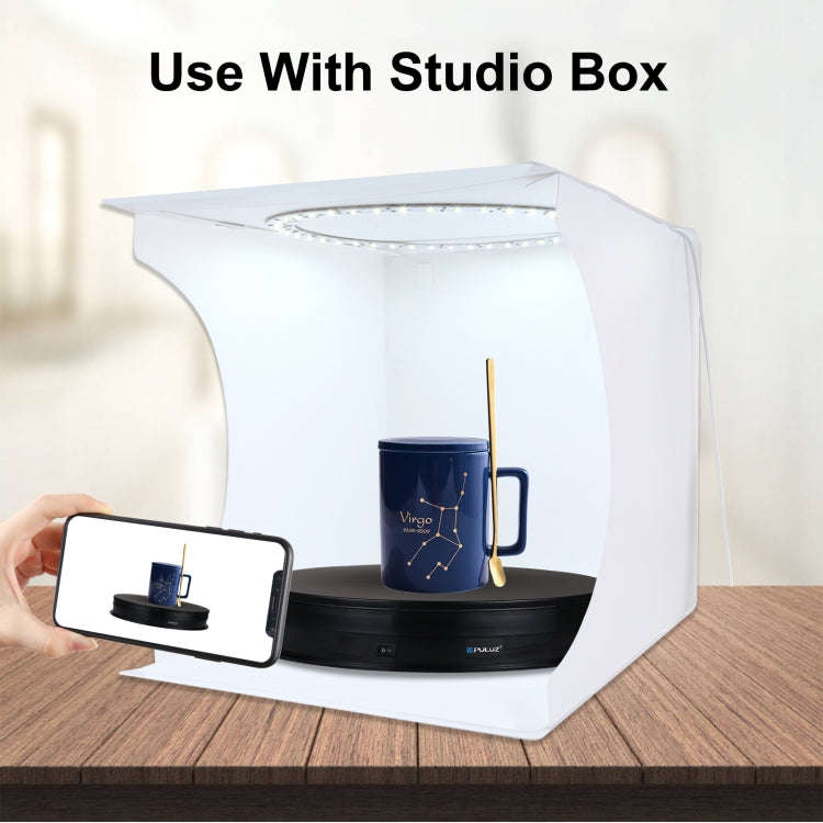 PULUZ 30cm USB Electric Rotating Turntable Display Stand Video Shooting Props Turntable for Photo...