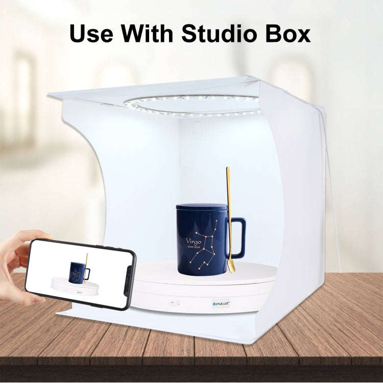 PULUZ 30cm USB Electric Rotating Turntable Display Stand Video Shooting Props Turntable for Photo...