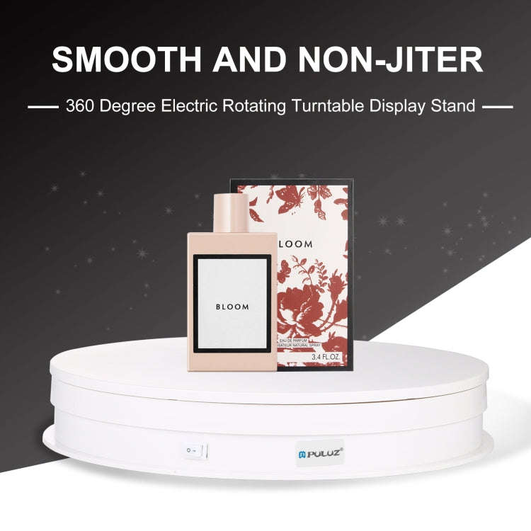 PULUZ 30cm USB Electric Rotating Turntable Display Stand Video Shooting Props Turntable for Photo...