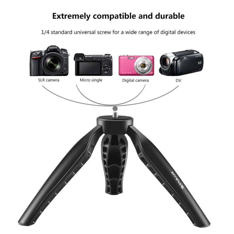 PULUZ Simple Mini ABS Desktop Tripod Mount with 1/4 inch Screw for DSLR & Digital Cameras, Workin...