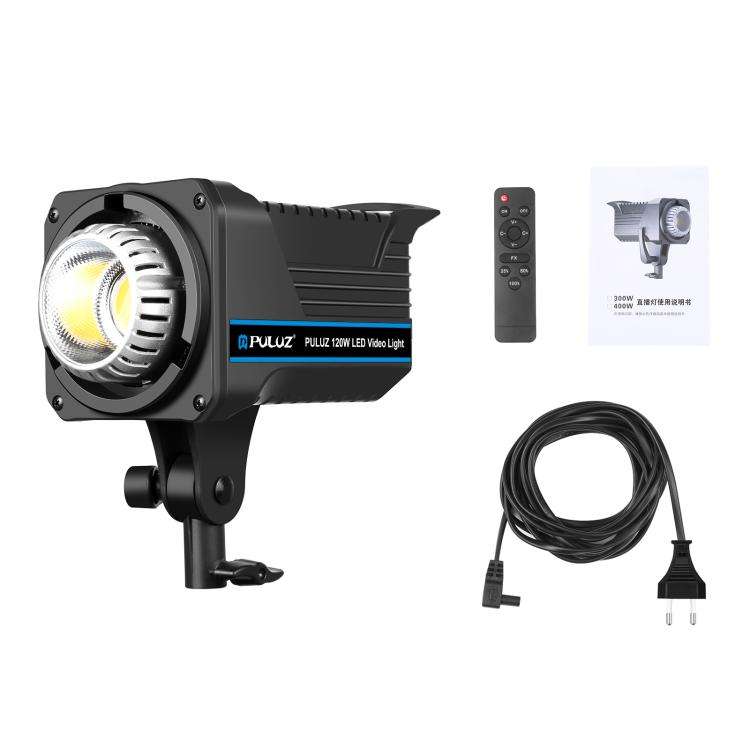 PULUZ 220V 120W Studio Video Light Dual Color Temperature Built-in Dissipate Heat System with Rem...