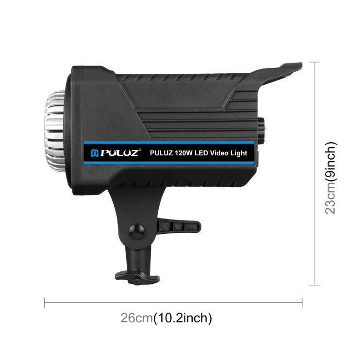 PULUZ 220V 120W Studio Video Light Dual Color Temperature Built-in Dissipate Heat System with Rem...