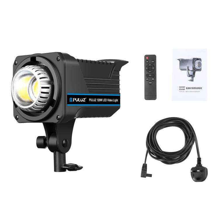 PULUZ 220V 120W Studio Video Light Dual Color Temperature Built-in Dissipate Heat System with Rem...