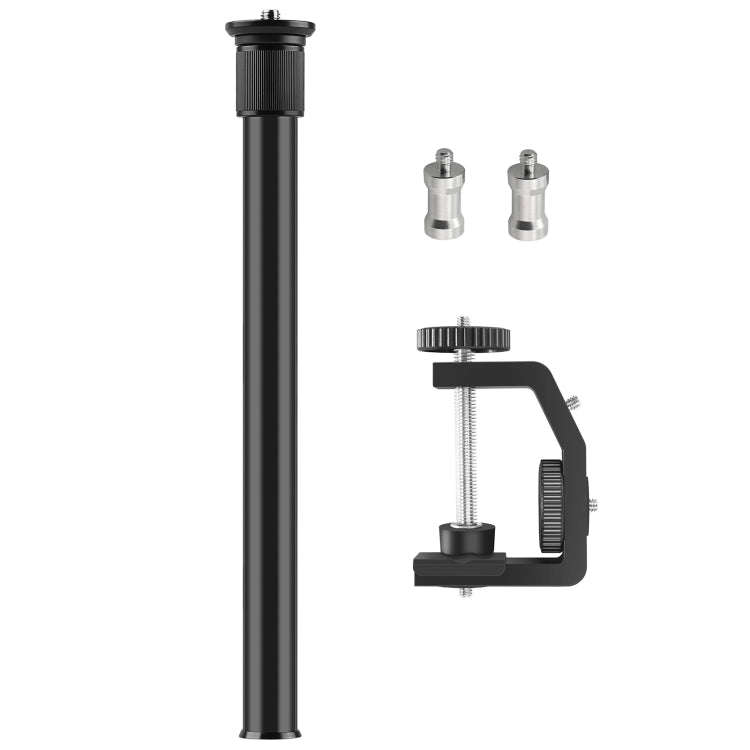 PULUZ C Clamp Mount Light Stand Extension Central Shaft Rod Monopod Holder Kits, Rod Length: 33-6...