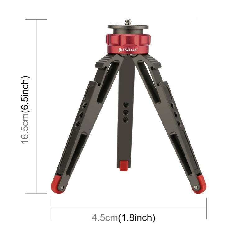 PULUZ Desktop Vlogging Live Tripod Holder with Cold Shoe Bases for DSLR & Digital Cameras, Adjust...