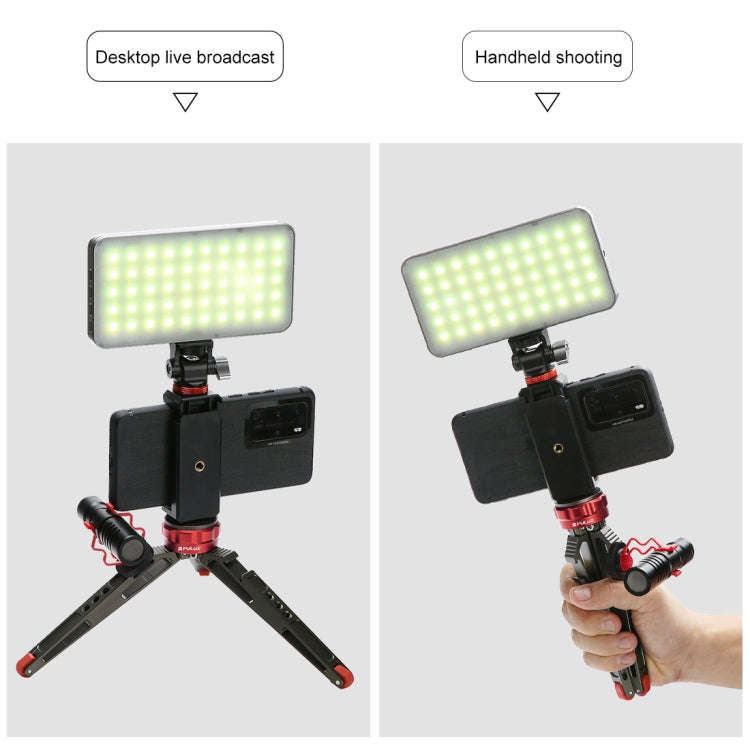 PULUZ Desktop Vlogging Live Tripod Holder with Cold Shoe Bases for DSLR & Digital Cameras, Adjust...