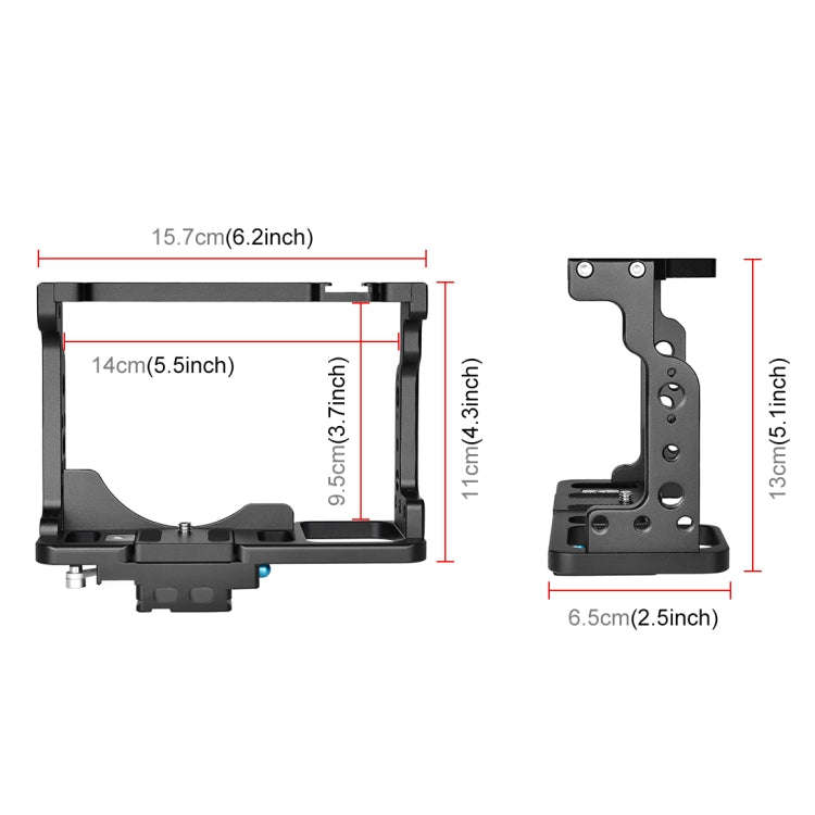 PULUZ Video Camera Cage Filmmaking Rig for Nikon Z6 / Z7(Black)