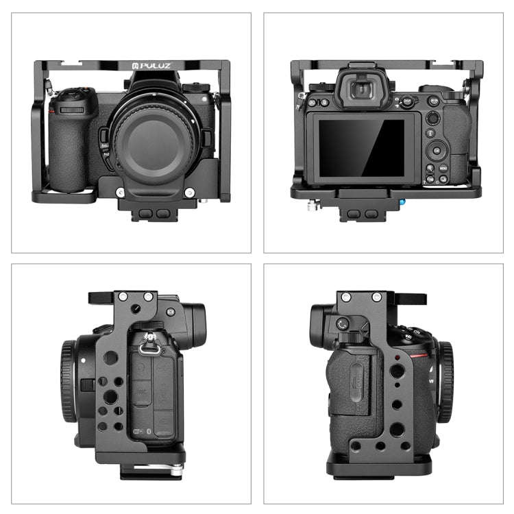 PULUZ Video Camera Cage Filmmaking Rig for Nikon Z6 / Z7(Black)