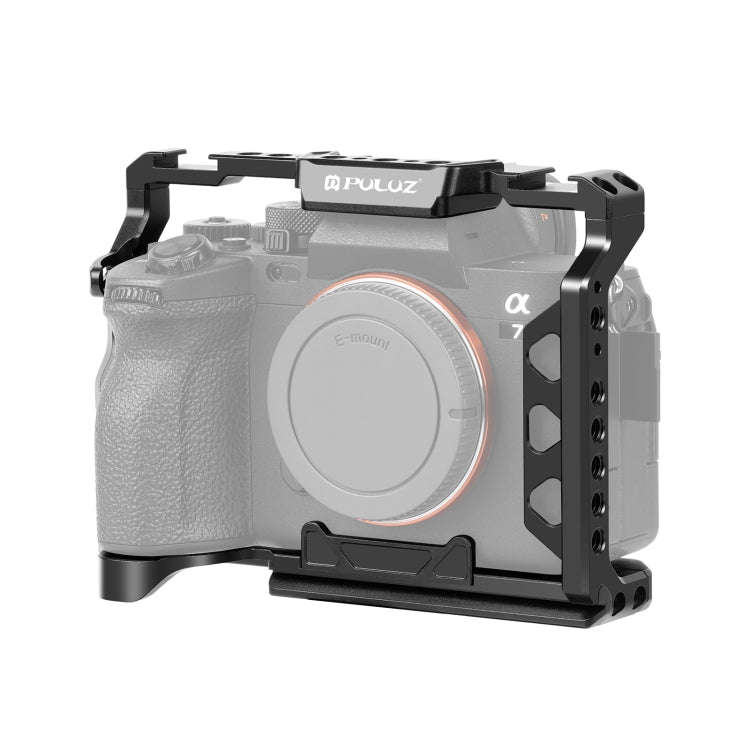 PULUZ Metal Camera Cage Stabilizer Rig for Sony A7 IV / ILCE-7M4 / A7M4 / A7M3 / A7R3  / A7R III(...