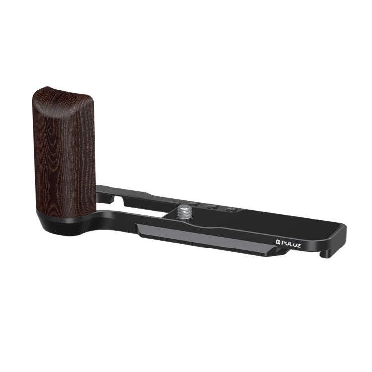 For Fujifilm X100VI PULUZ 1/4 inch Vertical Shoot Quick Release L Plate Bracket Base Holder (Black)