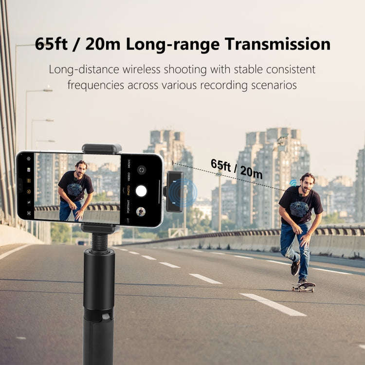 PULUZ Magnetic Lavalier Wireless Microphone with Charging Case Box, Type-C RX Receiver and 2 TX M...