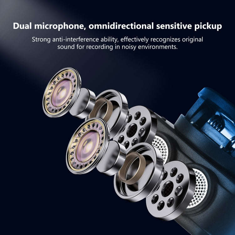 PULUZ Magnetic Lavalier Wireless Microphone with Charging Case Box, 8 Pin RX Receiver and 2 TX Mi...