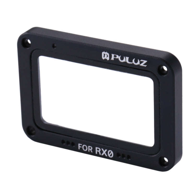 PULUZ Aluminum Alloy Flame + Tempered Glass Lens Protector for Sony RX0 / RX0 II, with Screws and...