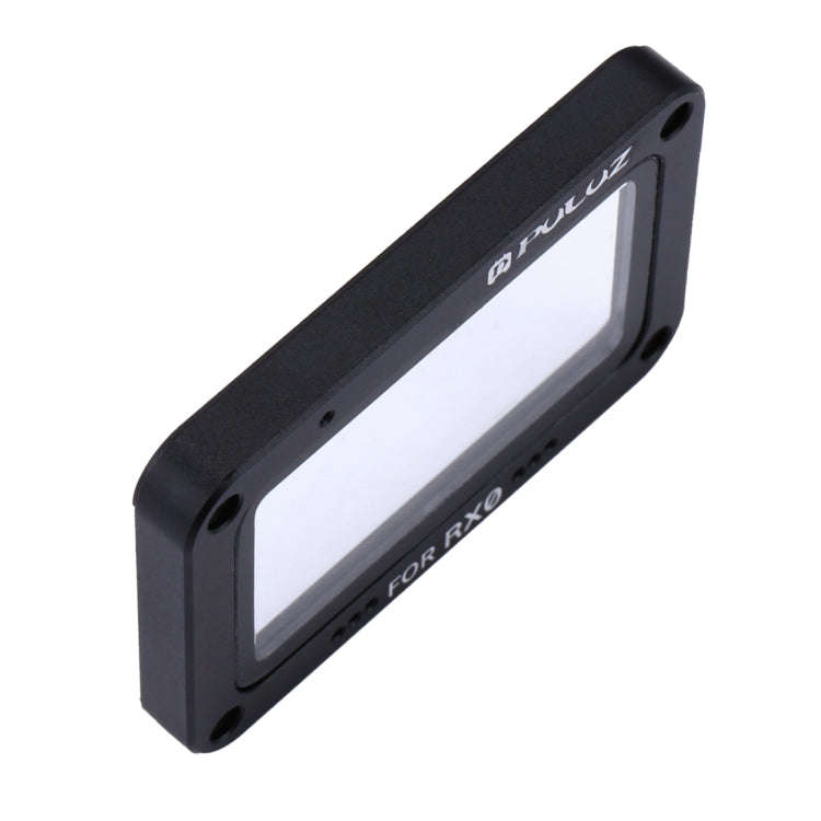 PULUZ Aluminum Alloy Flame + Tempered Glass Lens Protector for Sony RX0 / RX0 II, with Screws and...