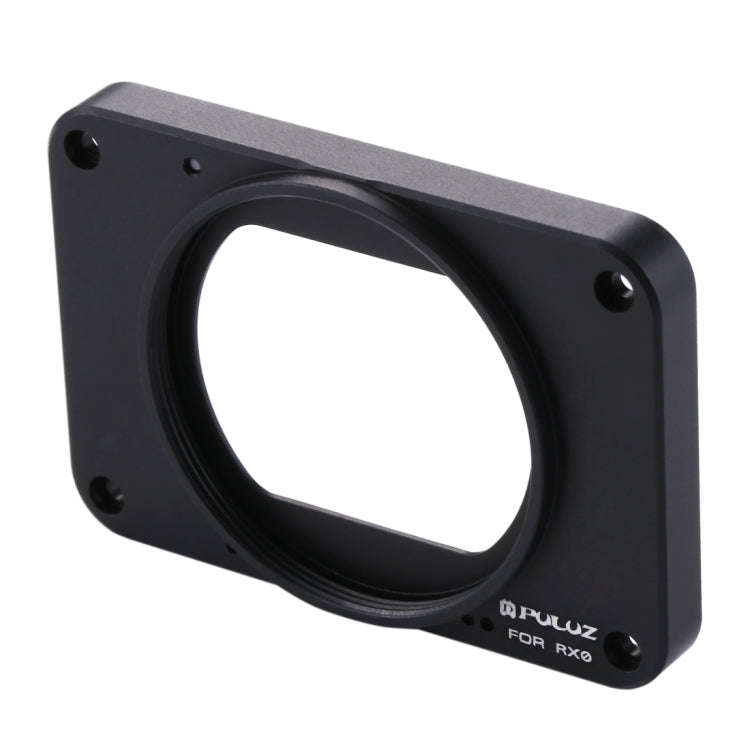 PULUZ Aluminum Alloy Front Panel + 37mm UV Filter Lens + Lens Sunshade for Sony RX0 / RX0 II, wit...
