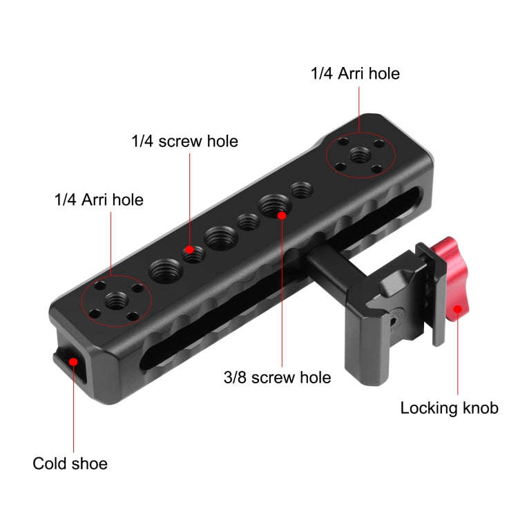 PULUZ Camera Top Handle Hand Grip for Camera Cage (Black)