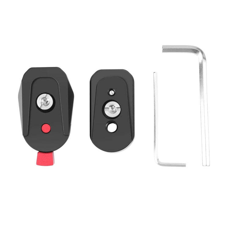 PULUZ Mini Monitor Magic Arm Quick Release Plate (Black)
