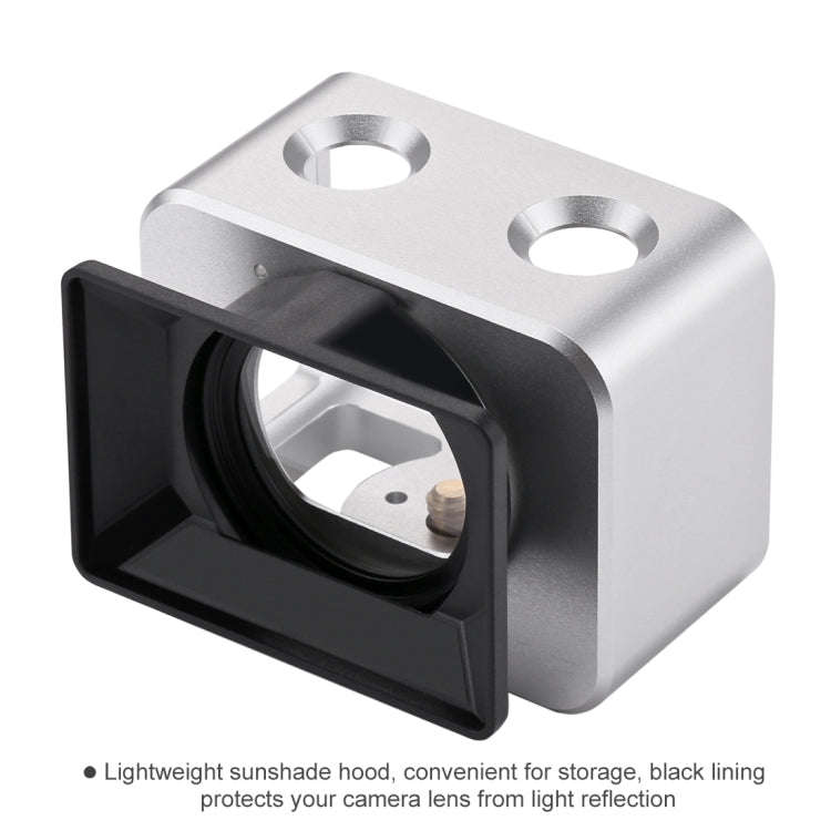 PULUZ for Sony RX0 Aluminum Alloy Protective Cage + 37mm UV Filter Lens + Lens Sunshade with Scre...