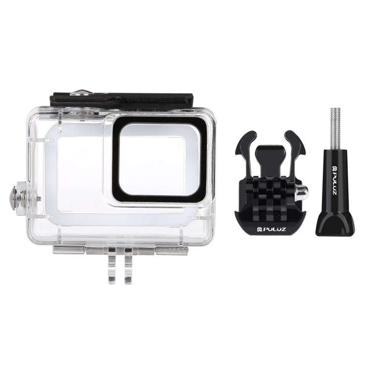 PULUZ 45m Underwater Waterproof Housing Diving Case for GoPro HERO7 Silver / HERO7 White, with Bu...