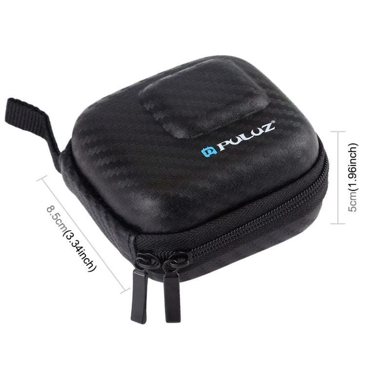 PULUZ Mini Portable Carbon Fiber Storage Bag for GoPro HERO13 Black /12 Black /11 Black /10 Black...