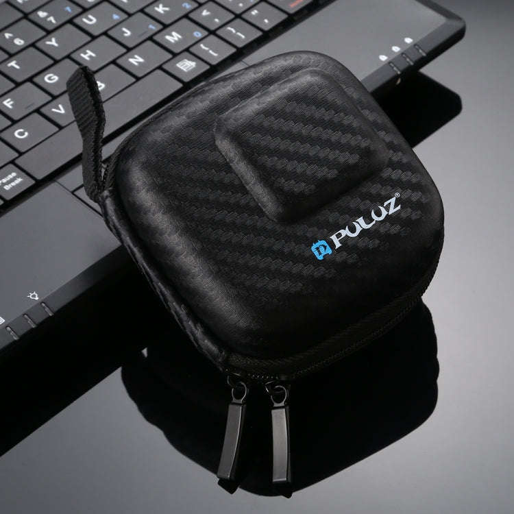 PULUZ Mini Portable Carbon Fiber Storage Bag for GoPro HERO13 Black /12 Black /11 Black /10 Black...