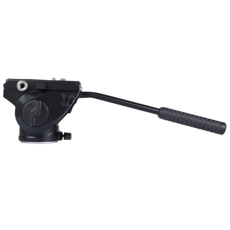 PULUZ  Heavy Duty Video Camera Tripod Action Fluid Drag Head with Sliding Plate for DSLR & SLR Ca...