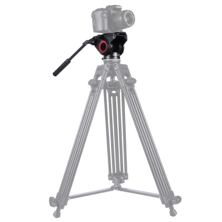 PULUZ  Heavy Duty Video Camera Tripod Action Fluid Drag Head with Sliding Plate for DSLR & SLR Ca...