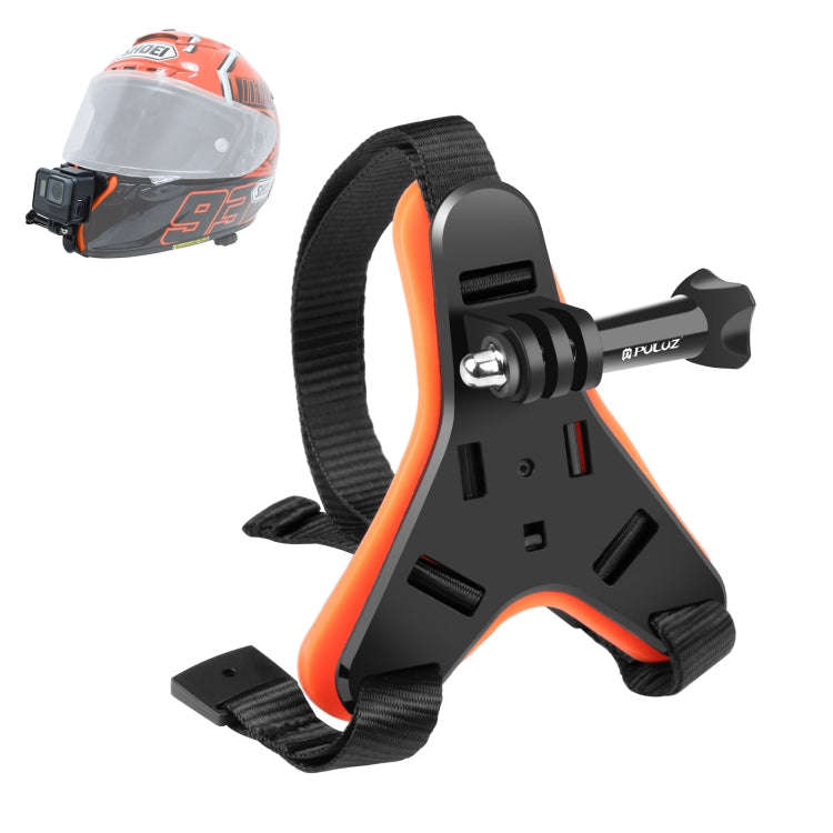 PULUZ Motorcycle Helmet Chin Strap Belt Mount for GoPro, Insta360, DJI and Other Action Cameras
