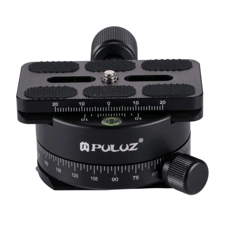 PULUZ Aluminum Alloy 360 Degree Rotation Panorama Ball Head with Quick Release Plate for Camera T...