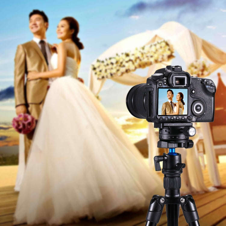 PULUZ Aluminum Alloy 360 Degree Rotation Panorama Ball Head with Quick Release Plate for Camera T...