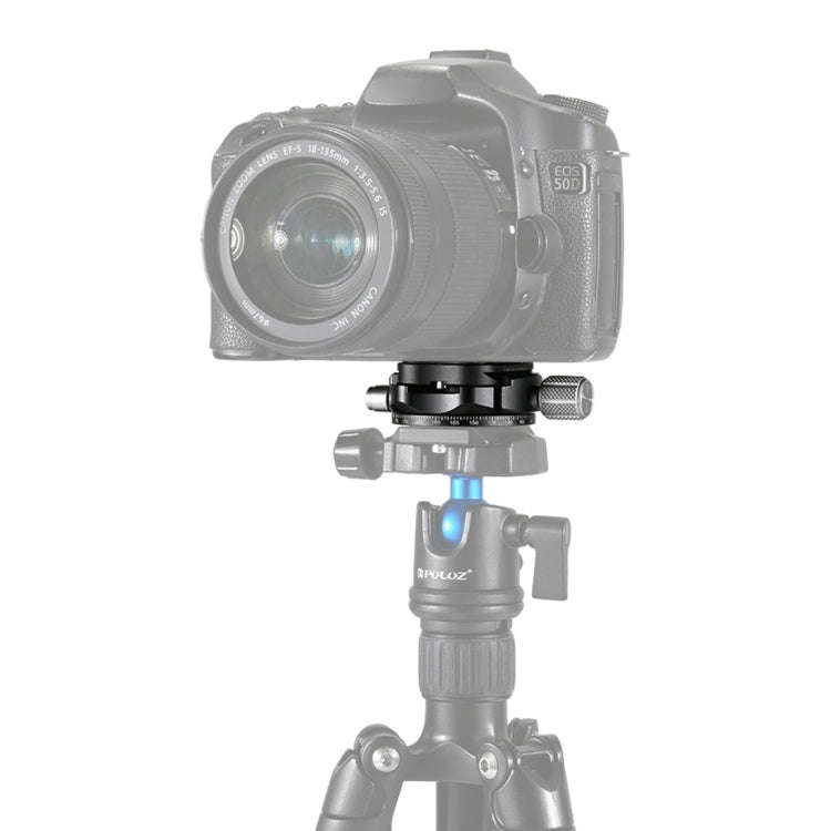 PULUZ Aluminum Alloy Quick Release Plate for Panoramic Head(Grey)