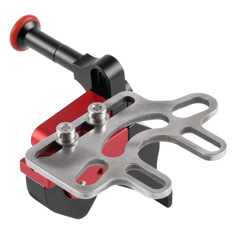 PULUZ Shutter Release Trigger Extension Adapter Lever Mount for Underwater Arm System(Black Red)
