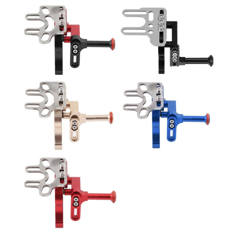 PULUZ Shutter Release Trigger Extension Adapter Lever Mount for Underwater Arm System(Black Red)