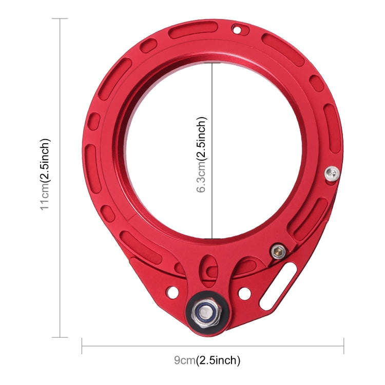 PULUZ Aluminum Alloy 67mm to 67mm Swing Wet-Lens Diopter Adapter Mount for DSLR Underwater Diving...