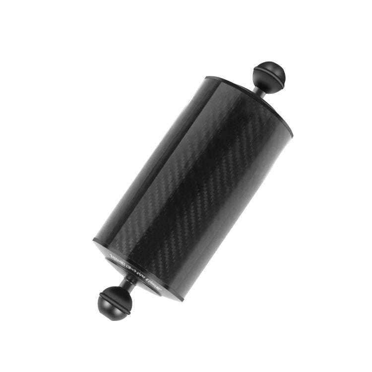 PULUZ 8 inch 20cm Length 80mm Diameter Dual Balls Carbon Fiber Floating Arm, Ball Diameter: 25mm,...