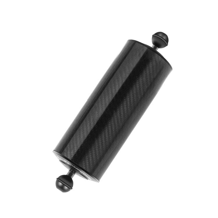 PULUZ 10.82 inch 27.5cm Length 80mm Diameter Dual Balls Carbon Fiber Floating Arm, Ball Diameter:...