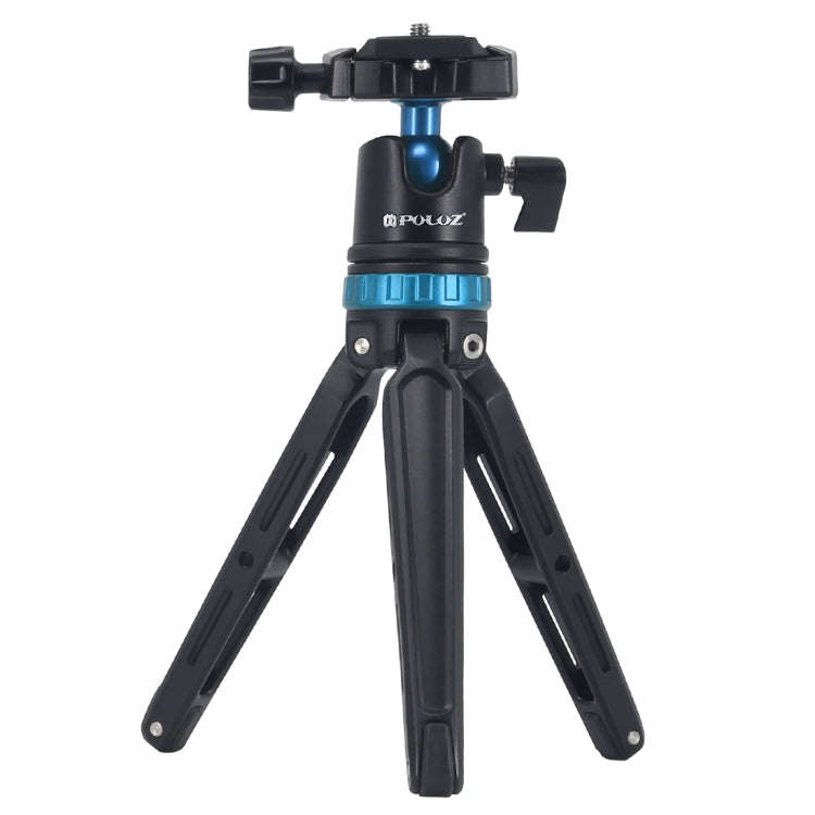PULUZ Pocket Mini Adjustable Metal Desktop Tripod Mount with 360 Degree Ball Head for DSLR & Digi...