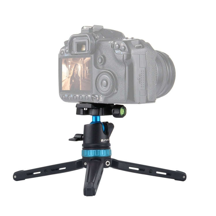 PULUZ Pocket Mini Adjustable Metal Desktop Tripod Mount with 360 Degree Ball Head for DSLR & Digi...
