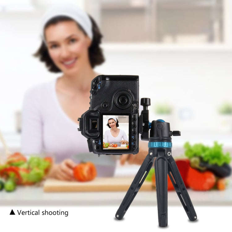 PULUZ Pocket Mini Adjustable Metal Desktop Tripod Mount with 360 Degree Ball Head for DSLR & Digi...