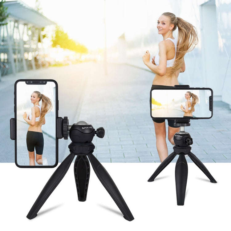 PULUZ 20cm Pocket Plastic Tripod Mount with 360 Degree Ball Head for Smartphones, GoPro, DSLR Cam...