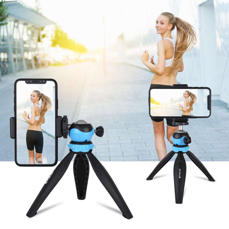 PULUZ 20cm Pocket Plastic Tripod Mount with 360 Degree Ball Head for Smartphones, GoPro, DSLR Cam...
