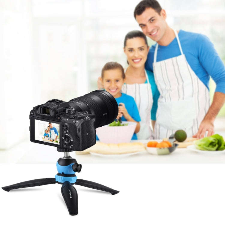 PULUZ 20cm Pocket Plastic Tripod Mount with 360 Degree Ball Head for Smartphones, GoPro, DSLR Cam...