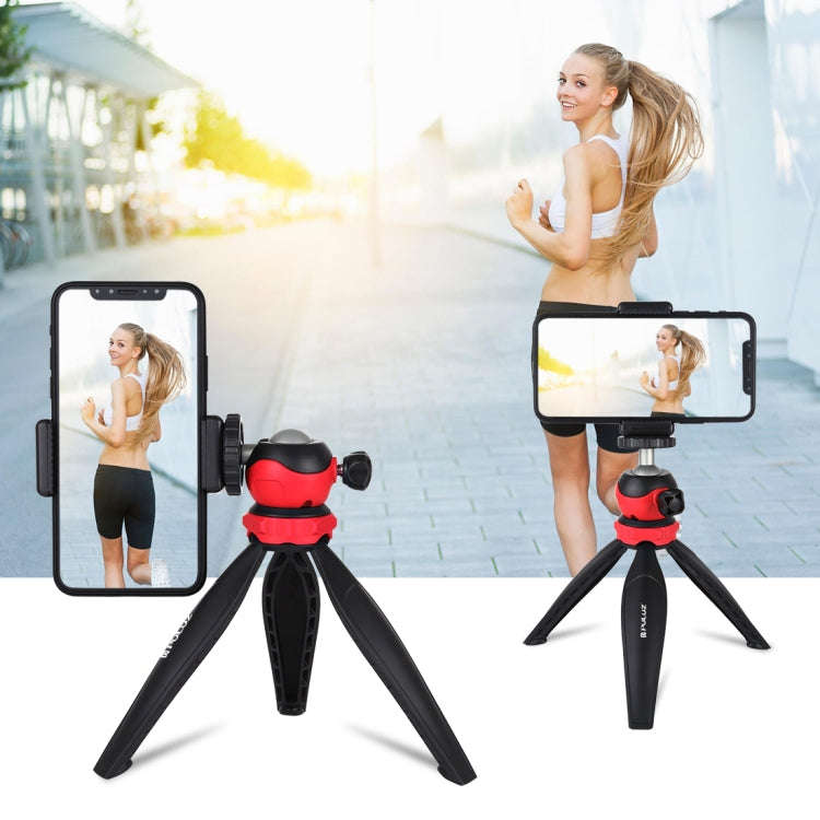 PULUZ 20cm Pocket Plastic Tripod Mount with 360 Degree Ball Head for Smartphones, GoPro, DSLR Cam...